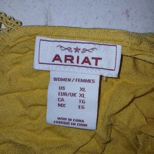 Ariat Women's Yellow Blouse